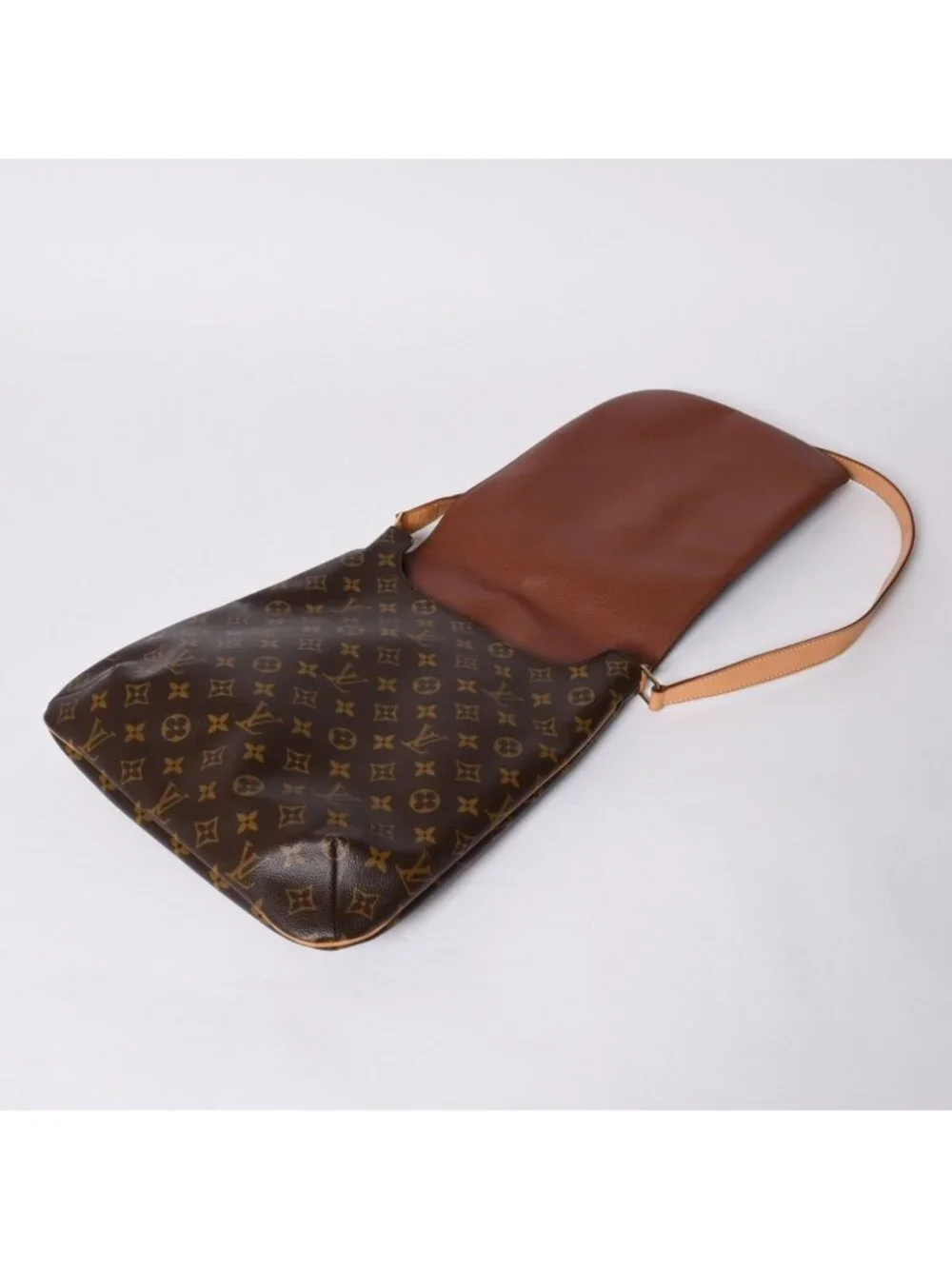 Louis Vuitton Monogram Musette Salsa Shoulder Bag Brown Vachetta Leather